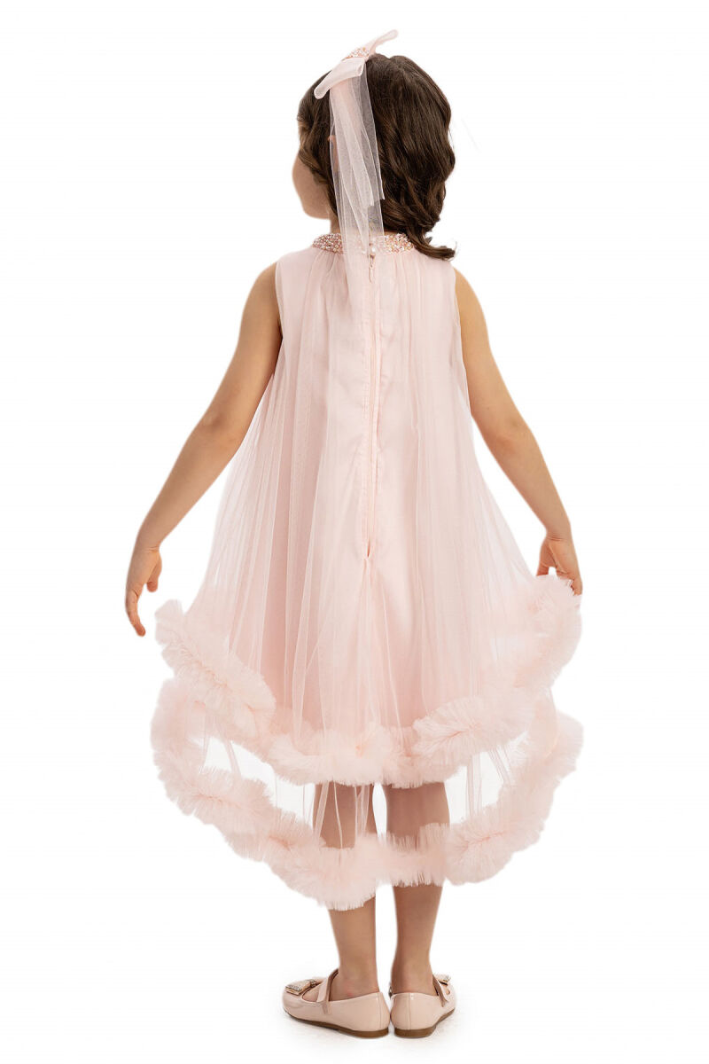 Powder Girls Dress with Hair Accessory 3-7 AGE - 6