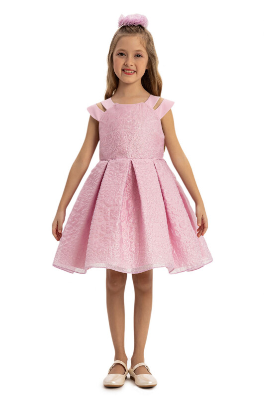 Powder Dress with Jacket and Hair Accessory 3-7 AGE - 10