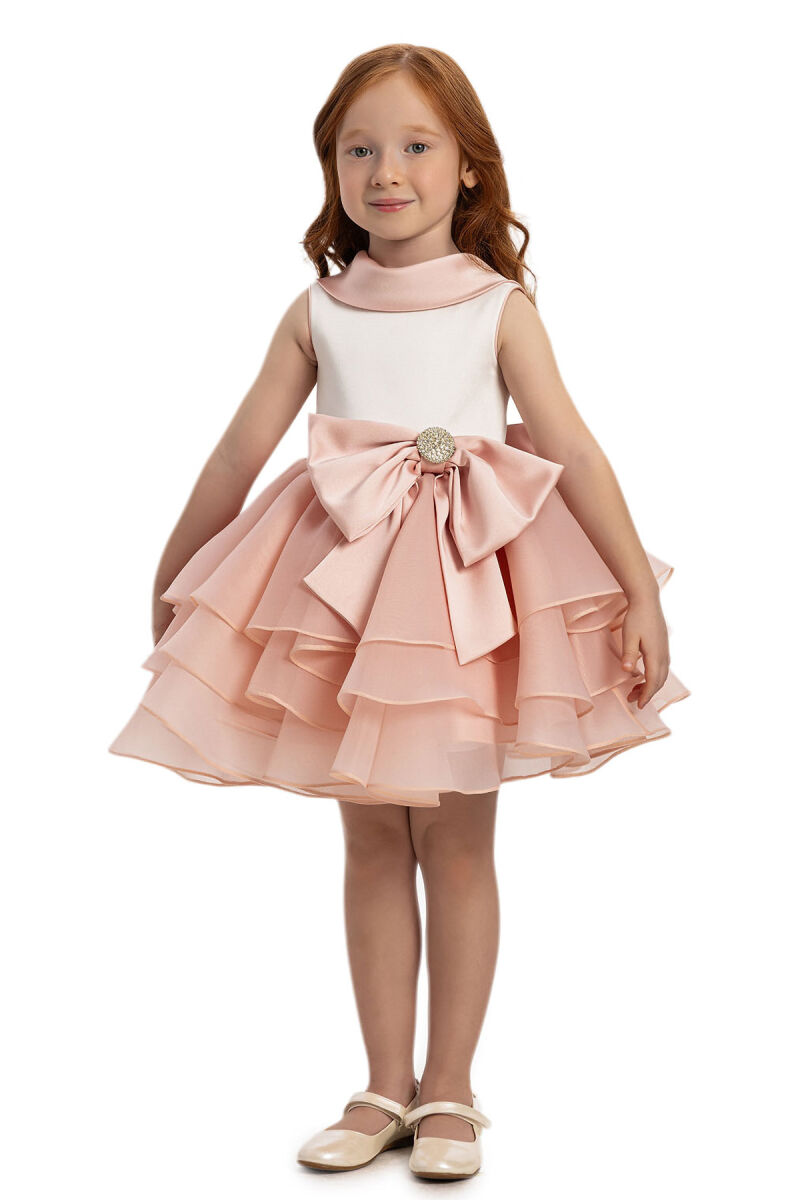 Powder Baby Girl Satin Dress 6-24 MONTH - 2