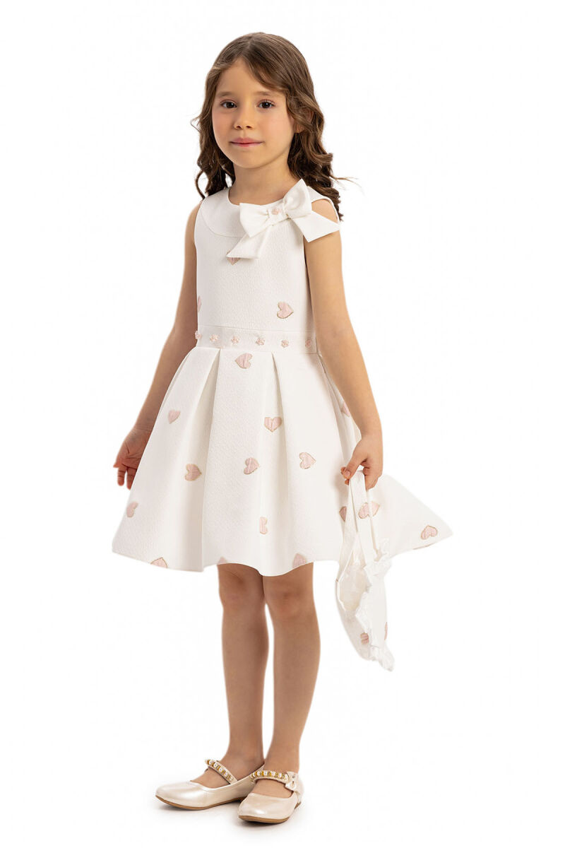 Powder Girls Dress and Matching Heart Bag 3-7 AGE - 4