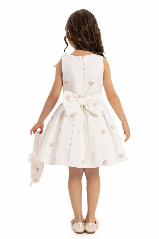 Powder Girls Dress and Matching Heart Bag 3-7 AGE - 8