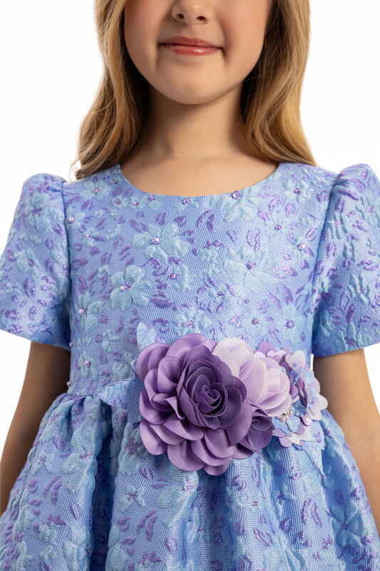 Lilac Dress with Matching Bag 3-7 AGE - 6