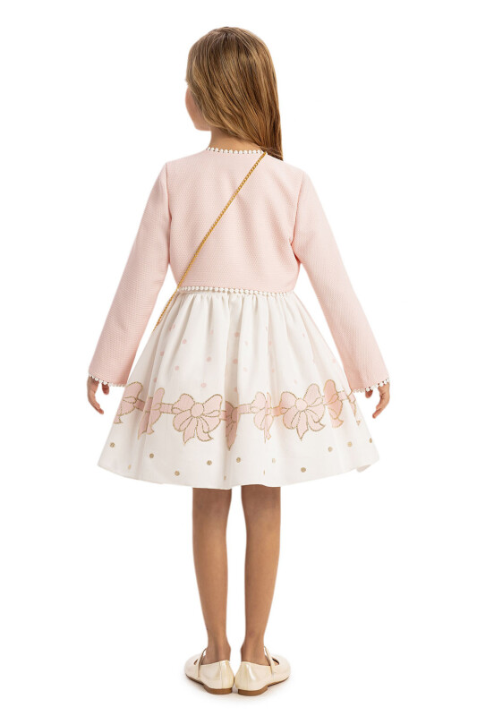 Powder Girls Dress with bolero and Matching Bag 3-7 AGE - 8