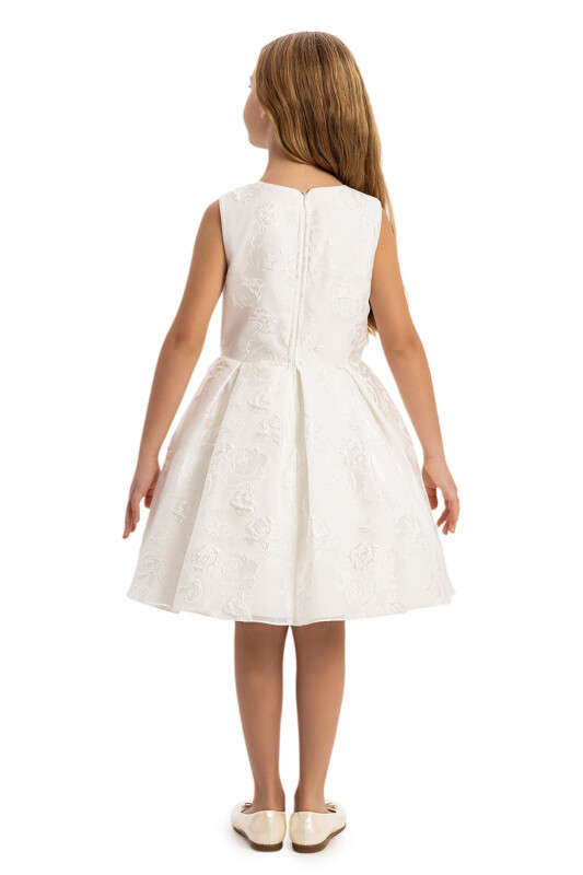 Ecru Dress with Elegant Matching Bolero 8-14 AGE - 6