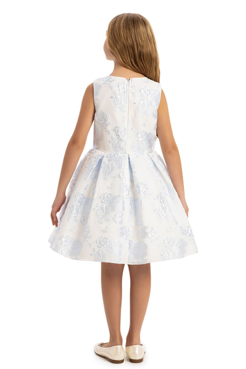 Blue Dress with Elegant Matching Bolero 8-14 AGE - 11