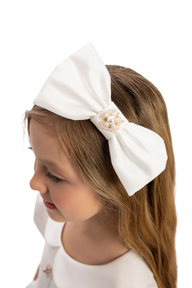 Powder Dress with Hair Accessory 3-7 AGE - 4