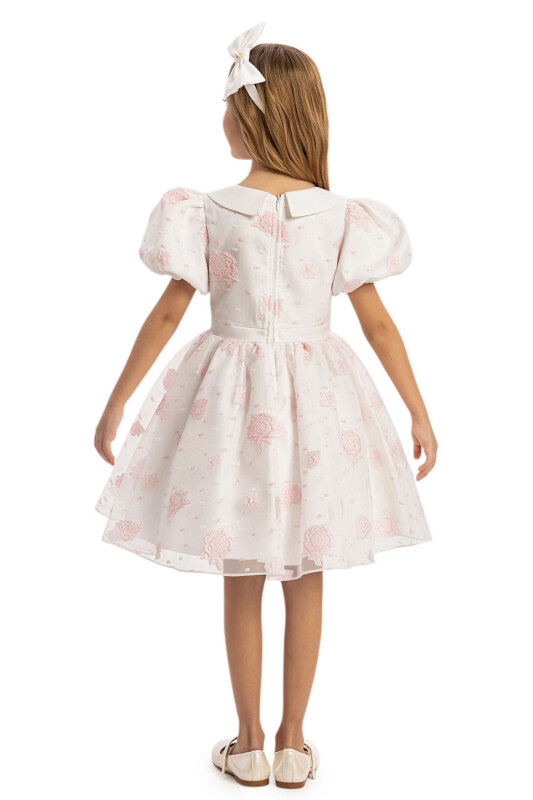 Powder Dress with Hair Accessory 3-7 AGE - 5