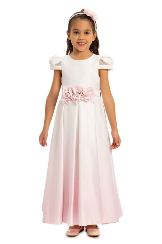 Powder Satin Ombre Dress 8-14 AGE 