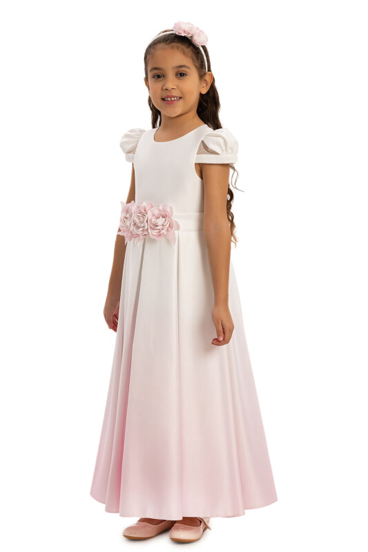 Powder Satin Ombre Dress 8-14 AGE - 2