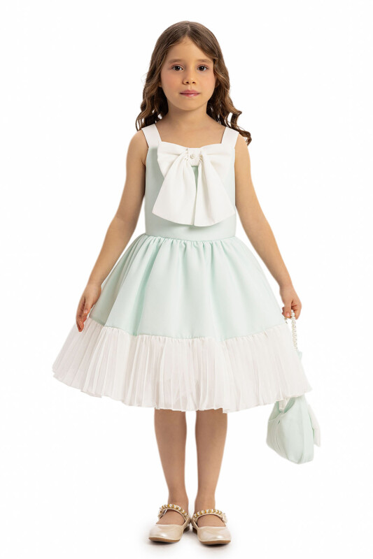 Mint Girls Dress with Bag 3-7 AGE - 1