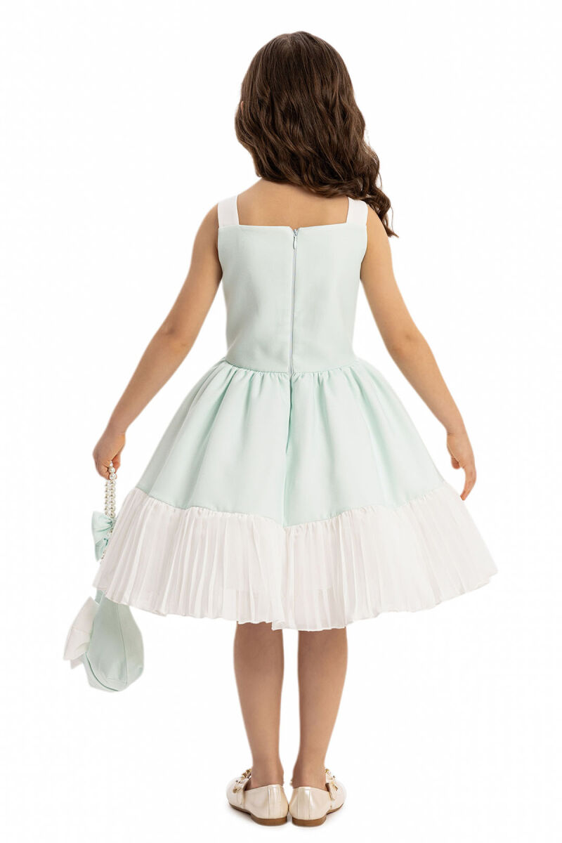 Mint Girls Dress with Bag 3-7 AGE - 5