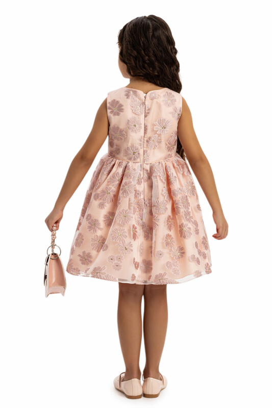 Powder Dress with Short Sleeve Bolero and Bag 3-7 AGE - 10