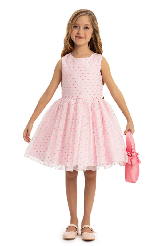 Pink Dress with Matching Bolero and Bag 3-7 AGE - 10