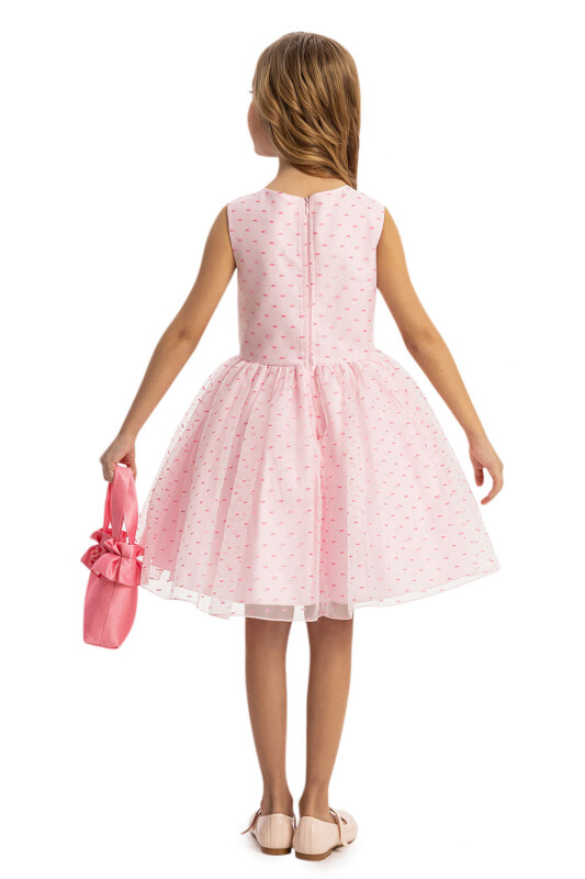 Pink Dress with Matching Bolero and Bag 3-7 AGE - 11