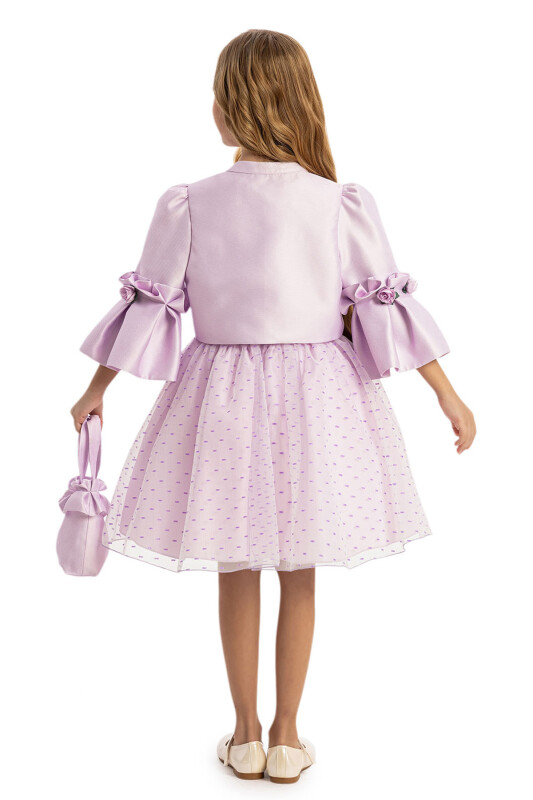 Lilac Dress with Matching Bolero and Bag 3-7 AGE - 9