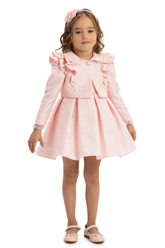 Powder Baby Dress with Bolero 6-24 MONTH - 5