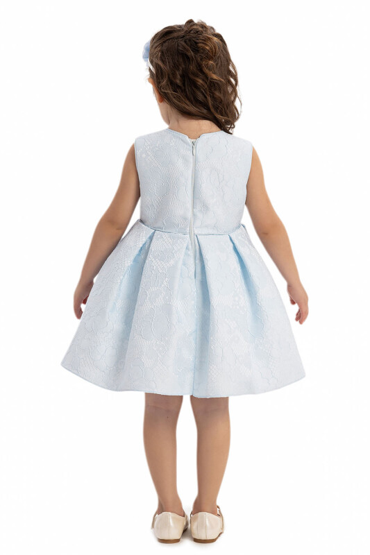 Blue Baby Dress with Bolero 6-24 MONTH - 8