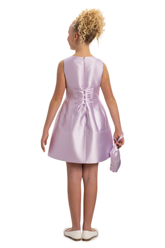 Lilac Dress with Matching Bag 8-14 AGE - 8