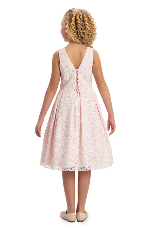 Powder Lace Dress with Bolero 8-14 AGE - 8