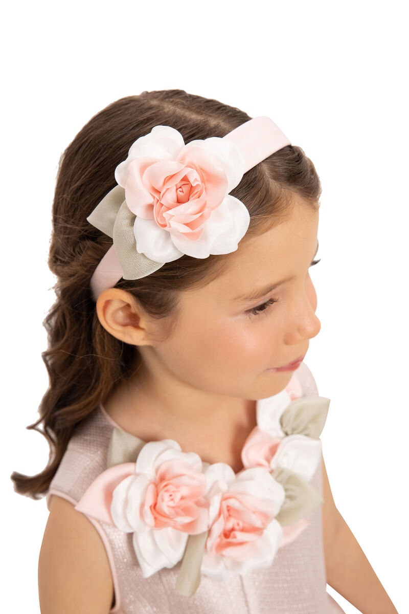 Powder Girls Dress with Hair Accessory 3-7 AGE - 6