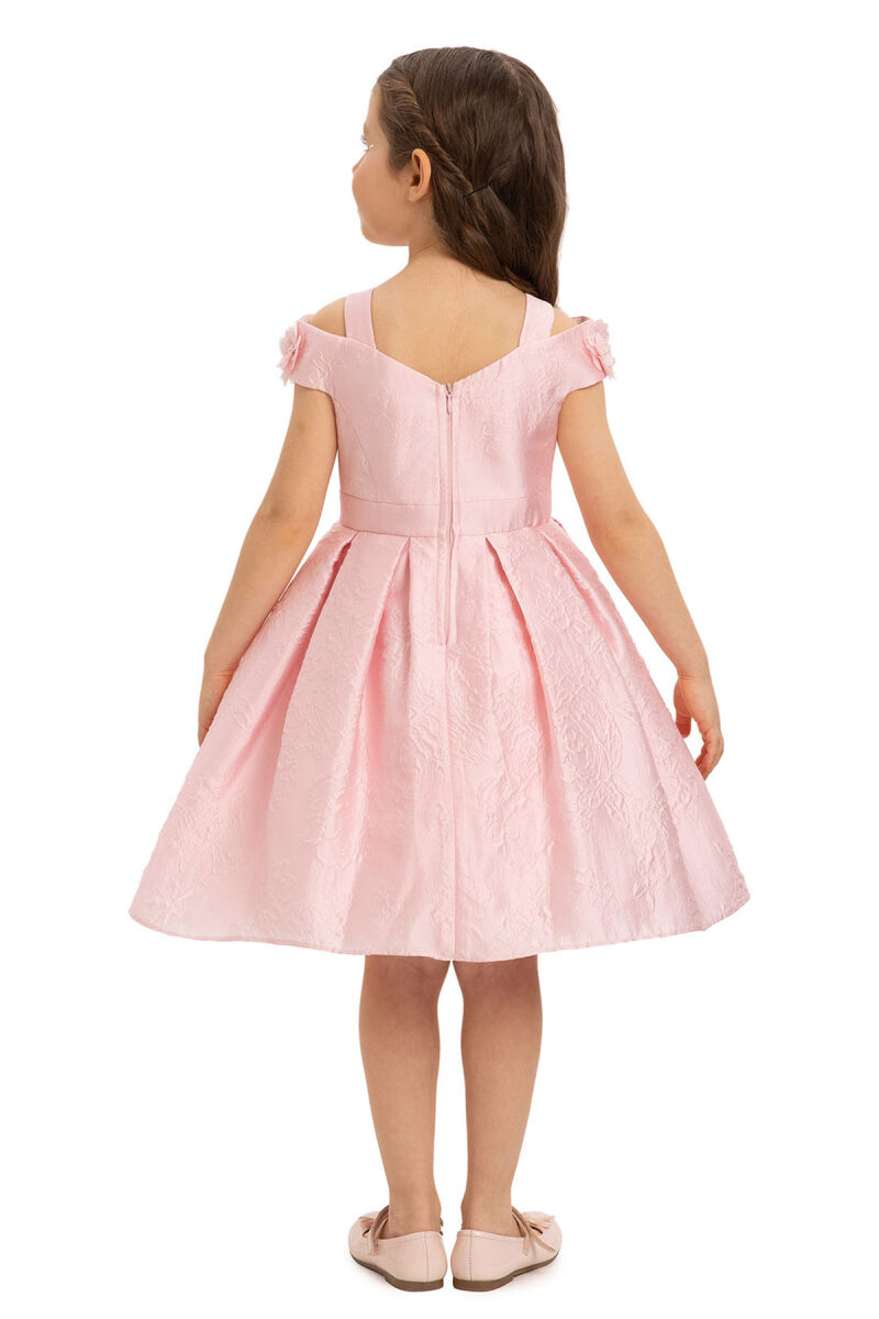 Powder Girls Floral Jacquard Dress 3-7 AGE - 7