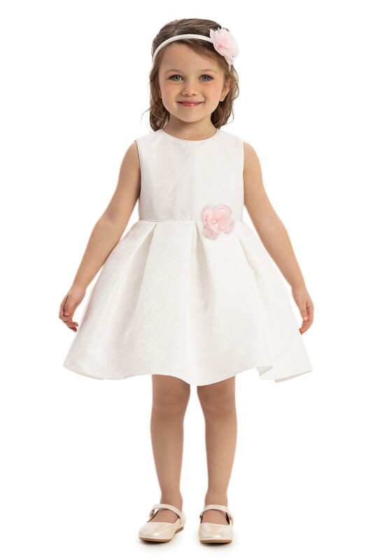 Ecru Baby Girl Dress 6-24 MONTH - 2