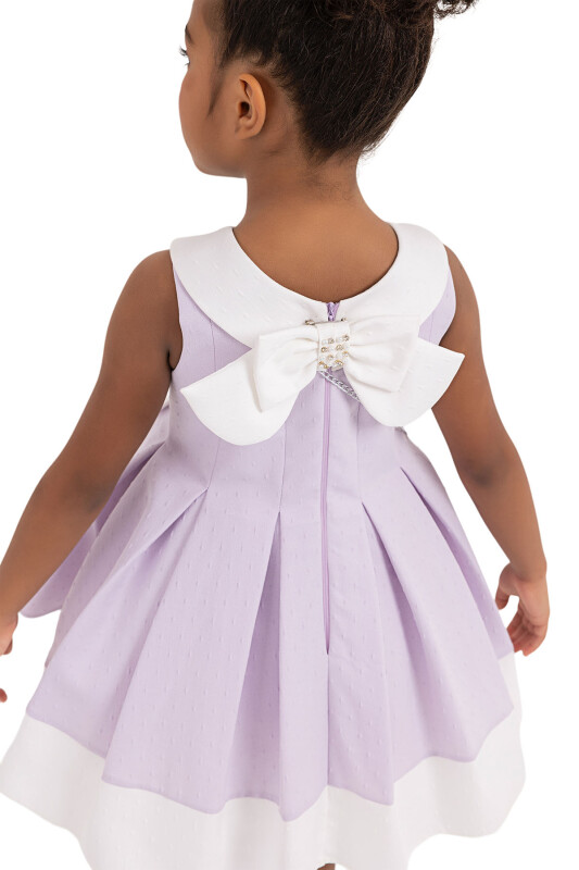 Lilac Sleeveless cutting, dress for girls 2-6 AGE 33218PR - 6
