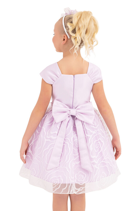 Lilac Strappy dress for girls 8-12 AGE 33226PR - 6