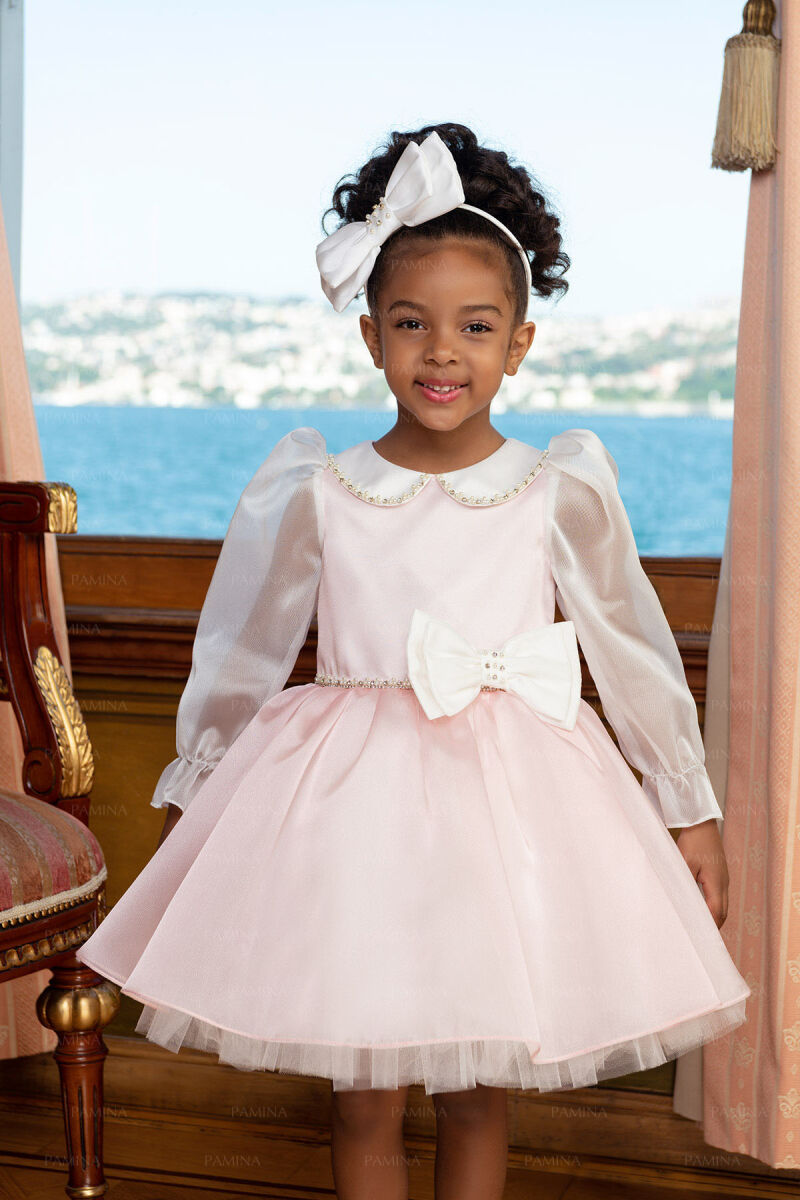 Powder Baby Collared Dress 2-6 AGE 33071PR - 1