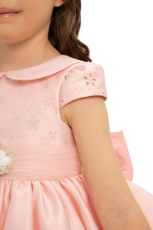 Powder Baby Dress with Hair Accessory (6- 24 Months) 6-24 MONTH 35450PR - 6