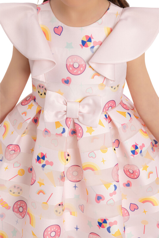 Pink Girls Dress with Donut 6-24 MONTH 34250PR - 4