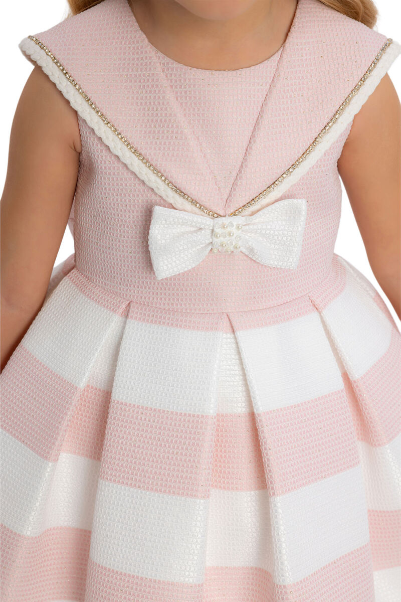 Powder Sailor Collar Girls Dress 6-24 MONTH 34255PR - 5