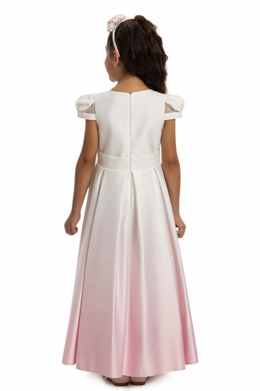 Powder Satin Ombre Dress 8-14 AGE 35185PR - 4