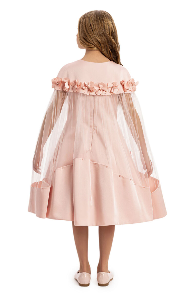 Powder Girls Dress with Removable Cape 8-14 AGE 35080PR - 8