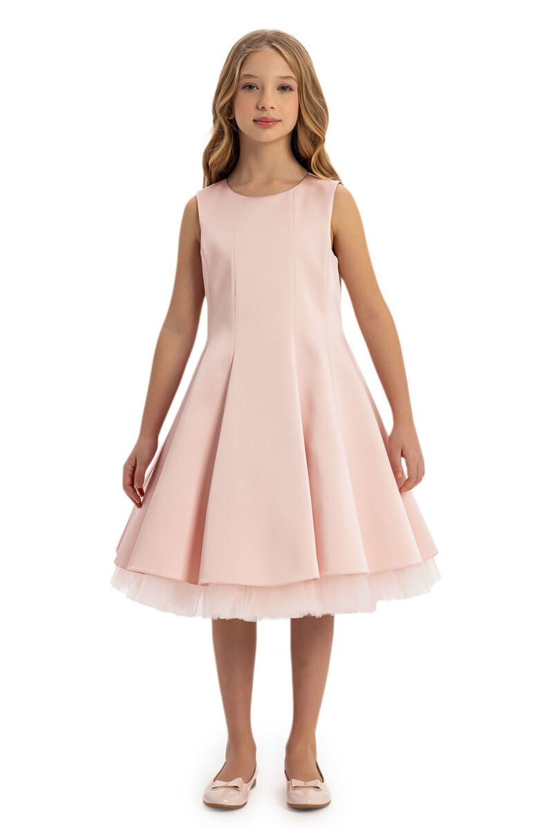 Powder Girls Dress with Removable Cape 8-14 AGE 35080PR - 9