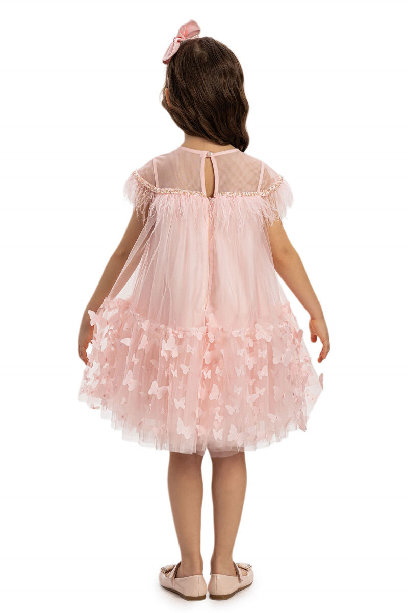 Powder Girls Butterfly Tulle Dress 3-7 AGE 35107PR - 8